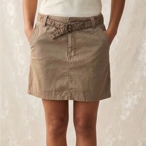 Sonoma Tan Mini Skirt with Belt